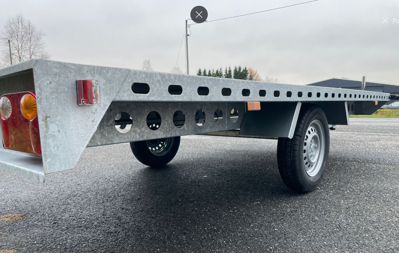 JJ-Trailer FB350-1 jarruton lavetti